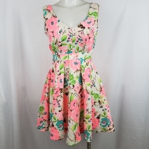 Ark & Co Floral Fit & Flare sun dress Size S